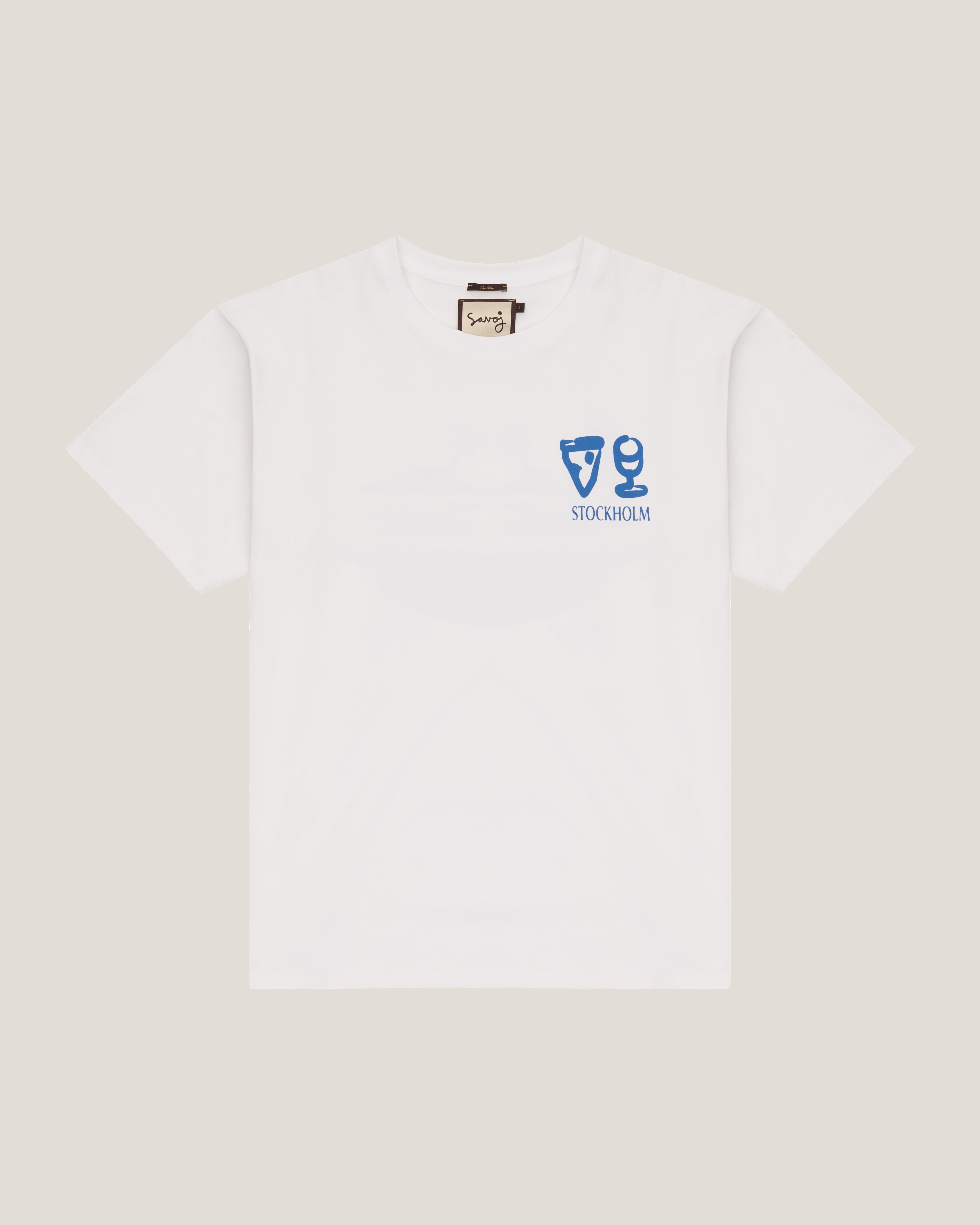 SAVOJ PIZZERIA PRINT OVERSIZE TEE-SHIRT