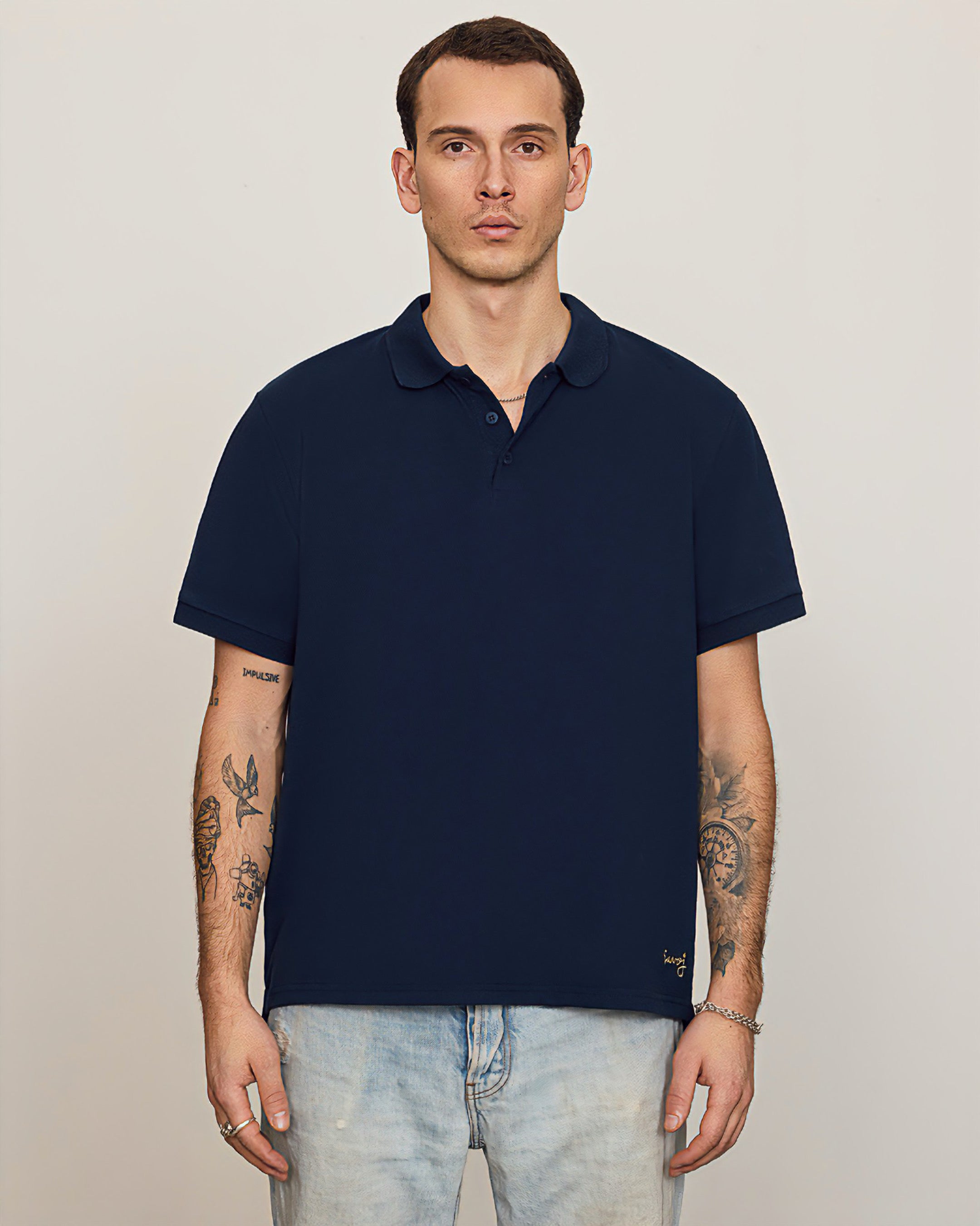 SAVOJ HANDWRITING EMBROIDERY COMFORT POLO