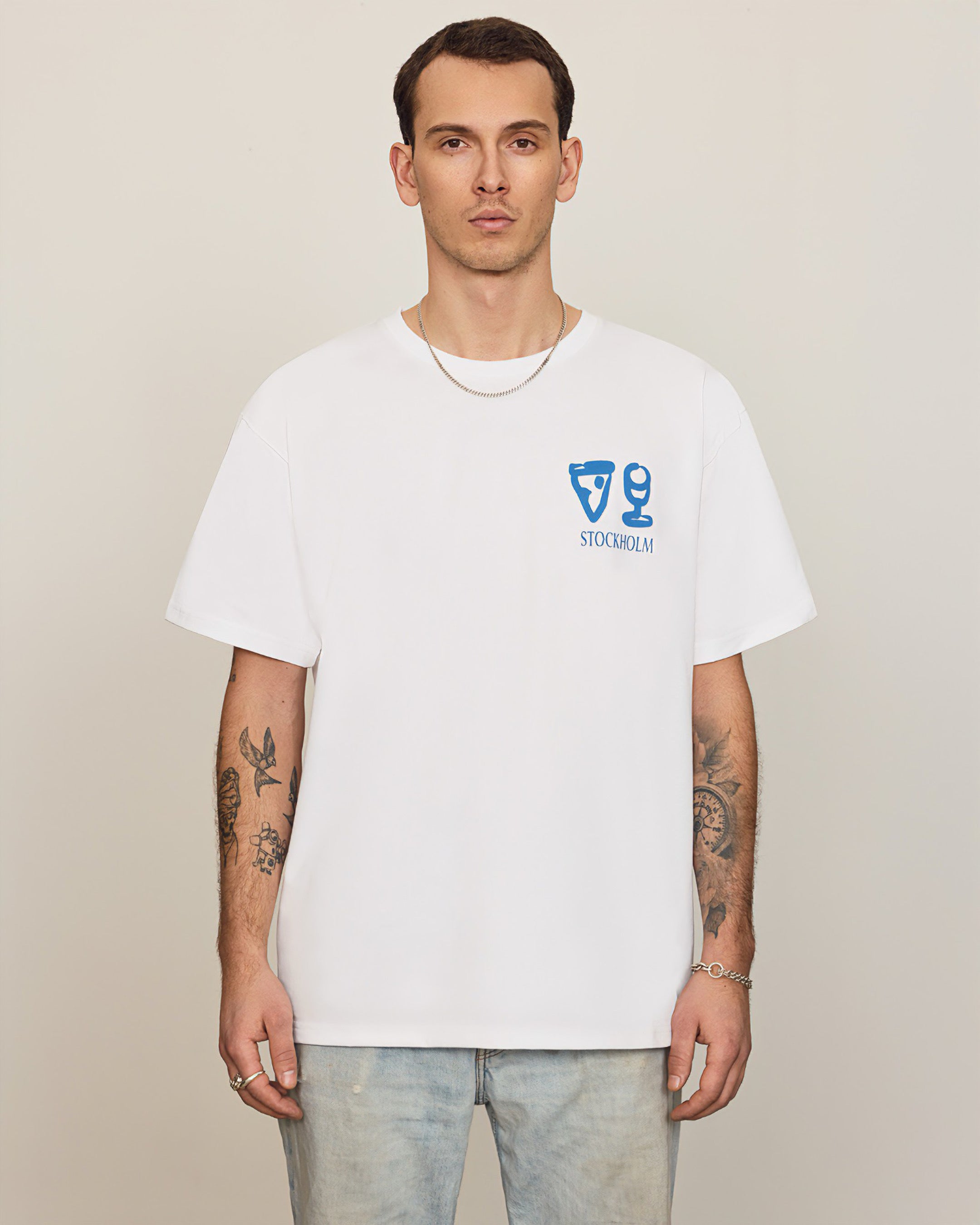 SAVOJ PIZZERIA PRINT OVERSIZE TEE-SHIRT