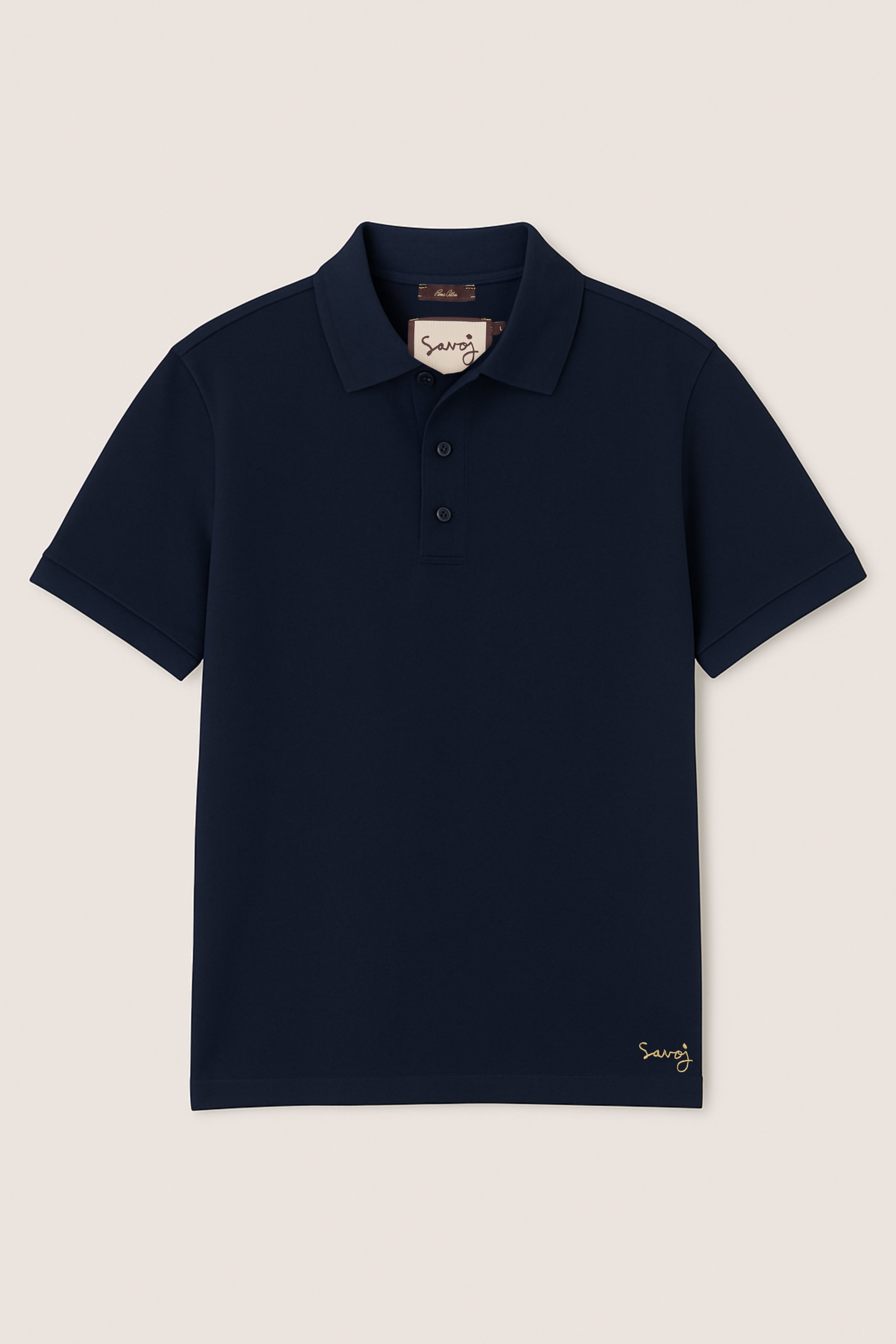 SAVOJ HANDWRITING EMBROIDERY COMFORT POLO