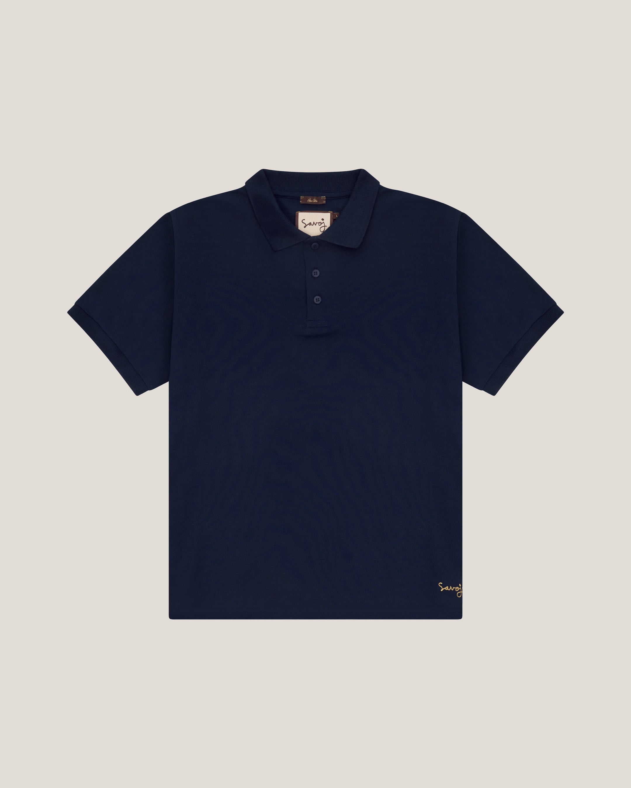 SAVOJ HANDWRITING EMBROIDERY COMFORT POLO